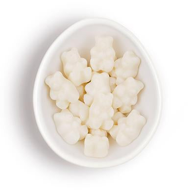 WHITE STRAWBERRY BANANA GUMMY BEARS